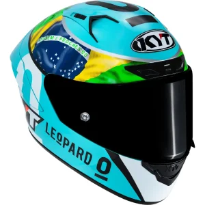 Capacete KYT NZ Race Leopard Brasil (Tricomposto) - Spinelli Motos